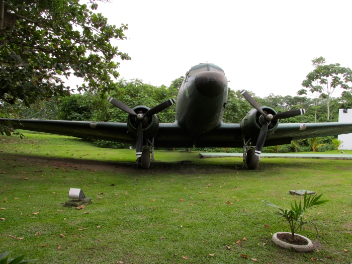 A plane that once belonged to Pablo Escobar that the Brazilian government confiscated when it landed there